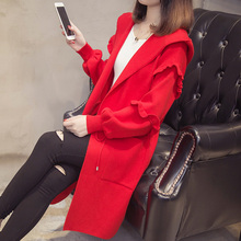 2019新款 上衣百搭冬季 网红初秋毛衣二八月外套女潮 早秋款 针织开衫