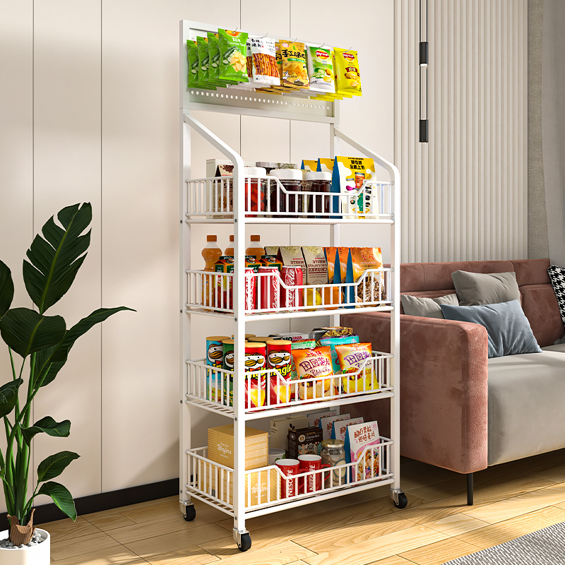 速发超市货架收纳柜零食置物架层分展示架多层展示架宿舍好物家用
