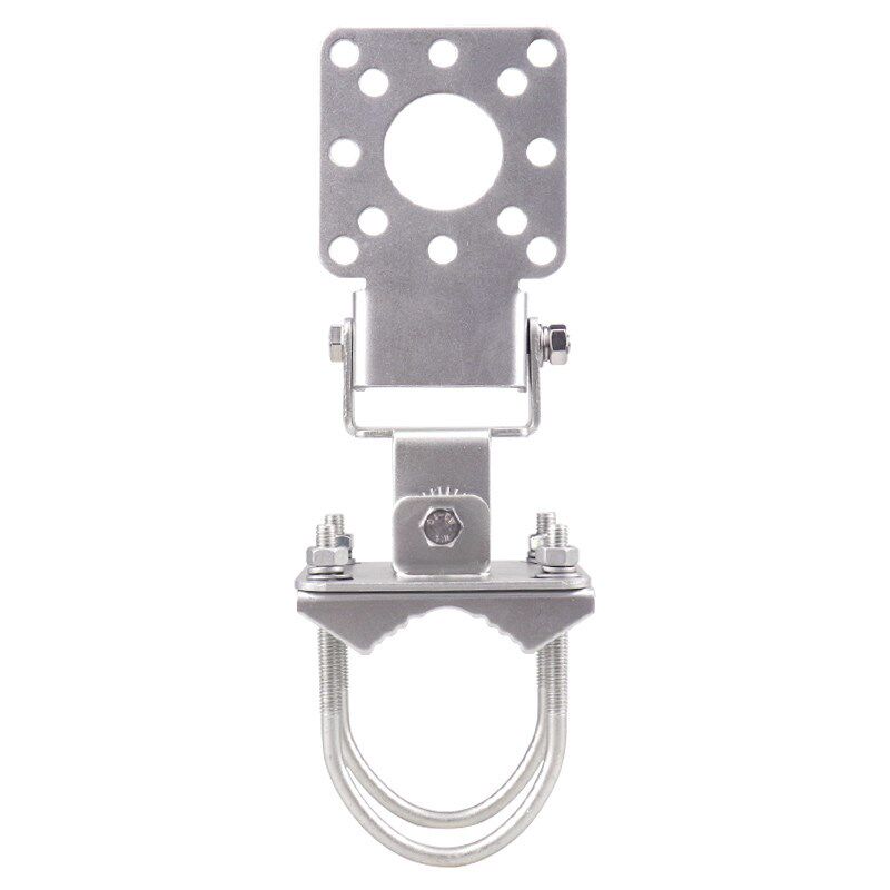 速发AP网桥夹具多功能角度天线夹码可调节固定支架管夹材质铁镀达