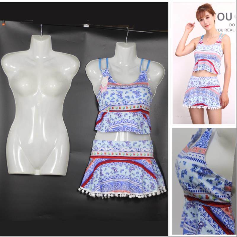 速发半身悬挂上塑料衣服装店模特片道具胸模男士儿童展示架假人体
