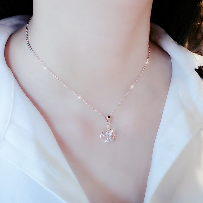 Su heart swan Funds Clavicle chain Simplicity Pendant Rose Gold have cash less than that is registered in the accounts Japan and South Korea Jewelry temperament Necklacein the Accessories/Fashion Jewelry, Necklace  category - from Buy2taobao.com to provide professional Taobao agent buy service