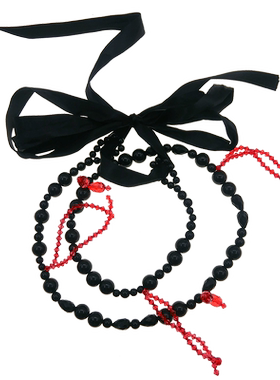 苏心小众设计圆珠项链个性女