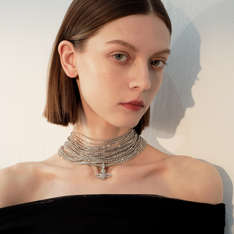 苏心夸张轻奢合金项链