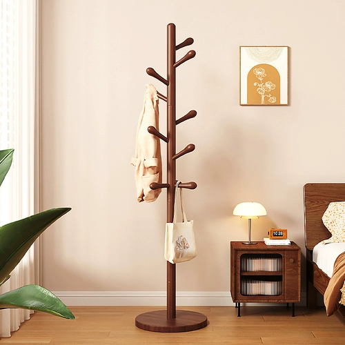 Вешалка для одежды из массива дерева, напольная вешалка для одежды, вешалка для одежды для спальни, домашняя, для дома, вешалка для одежды, простая вертикальная вешалка для одежды в главной спальне