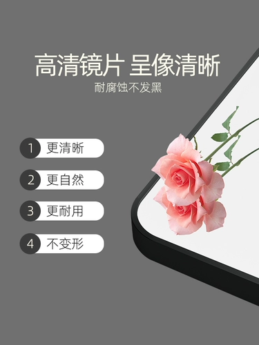 Зеркало Стена Стена -главная спальня для ванной комнаты в ванной комнате, висящая стена -стиль легкая роскошная роскошная высокий уровень высокого уровня зеркало на высоком уровне