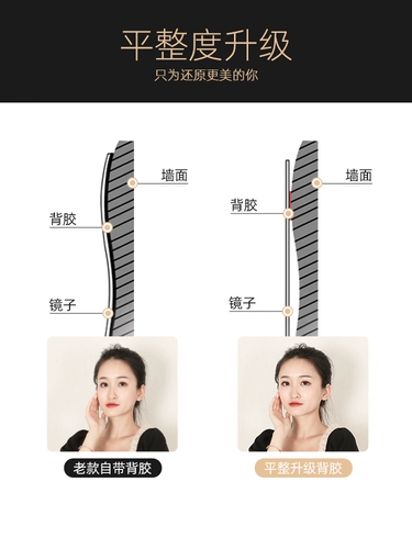 Зеркало Зеркало Серкало Кругкое зеркало унитаз, тонущее зеркало, мягкое зеркало без удара в ванной