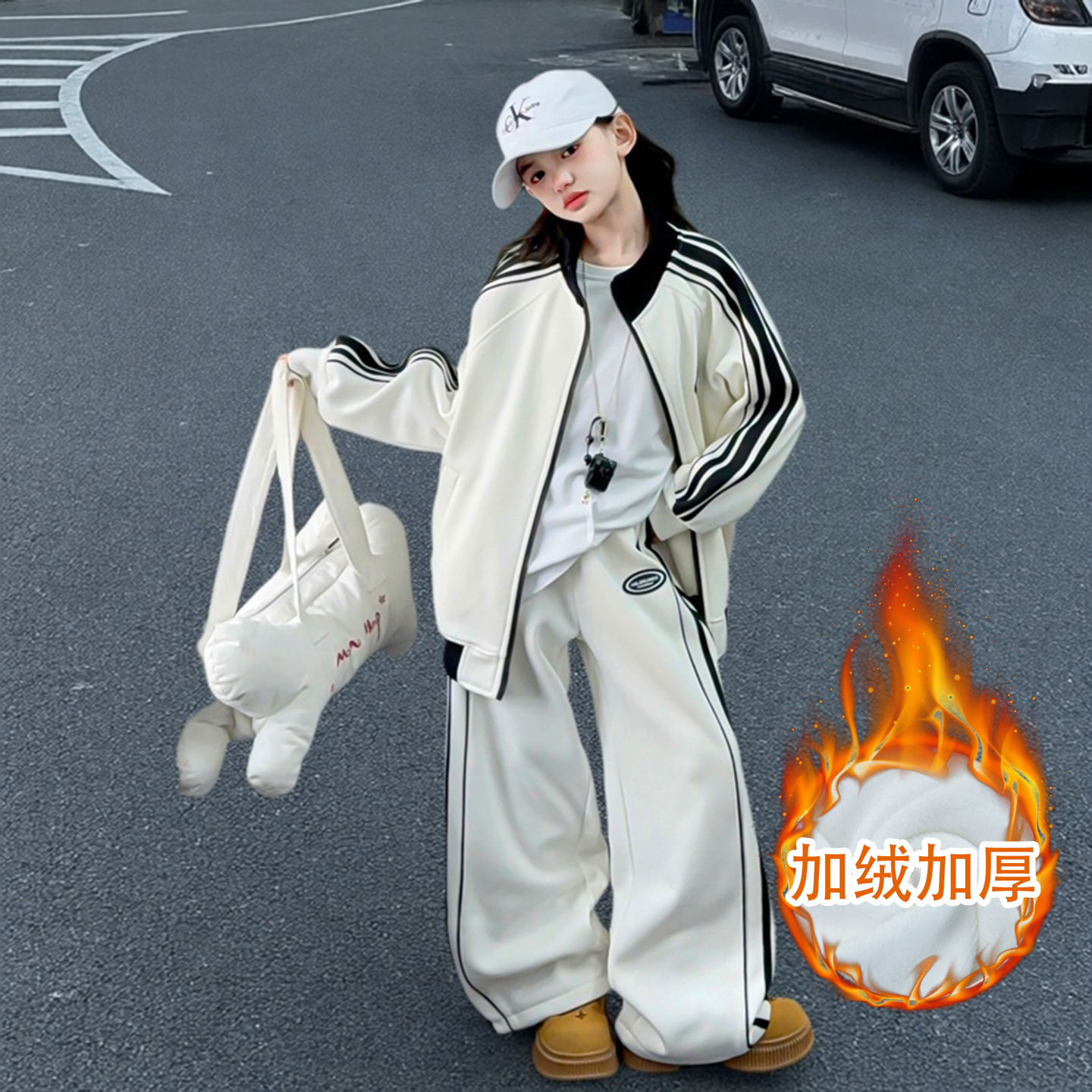 女童套装2025秋冬季中大童