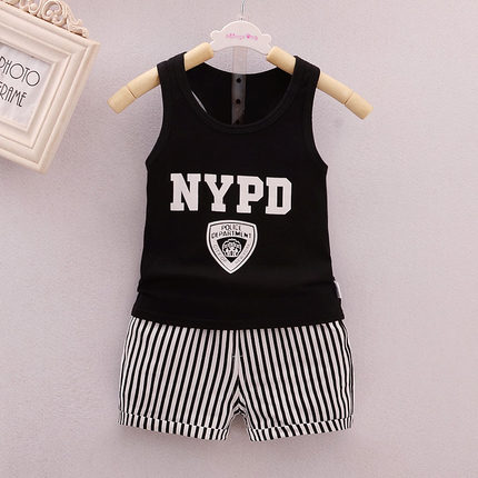 2017新款童装男童宝宝婴儿童衣服短袖儿童套装0-1-2-3-4岁半夏装