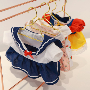 毛绒玩具娃娃衣服配饰兔子衣服狐狸裙子玩偶换装 适合25 30厘米