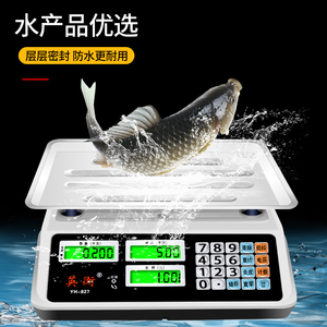 英衡防水电子秤计价秤商用小型水果超市台称30kg卖菜海鲜秤水产称