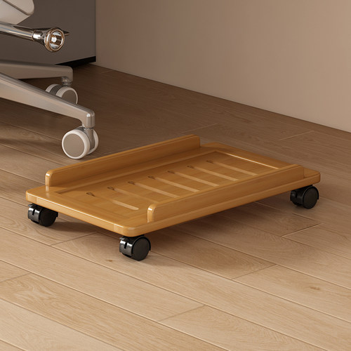 可移动电脑主机托架台式机箱放置柜支架托盘底座放置架打印机置物