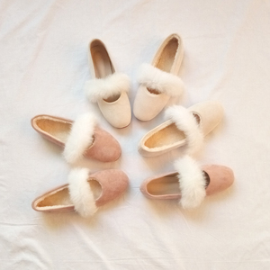 秋冬芭蕾圆头平底单鞋