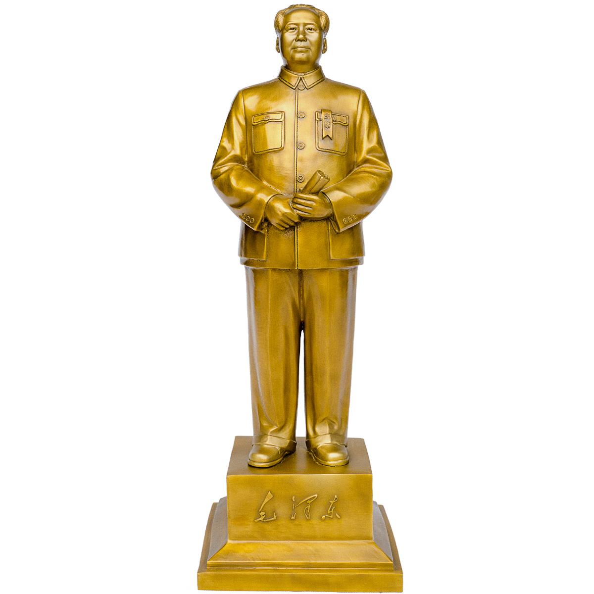 伟人开国大典风70cm毛主席铜像