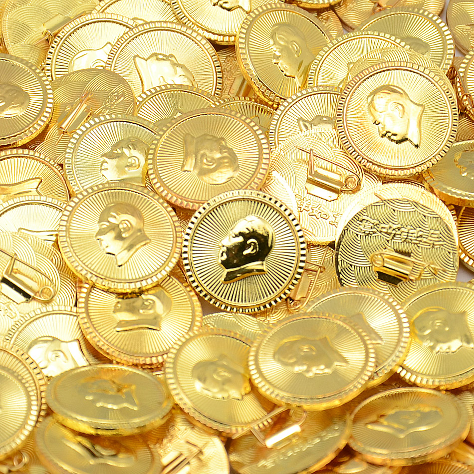 红旅针式胸章活动饰品