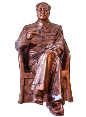 红旅故都大型树脂毛主席工艺品