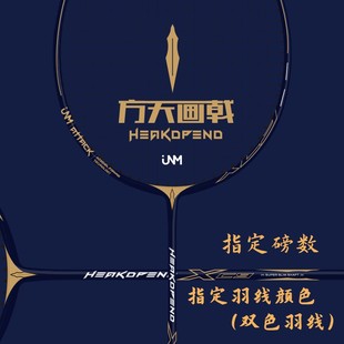 JNM正品方天画戟羽毛球拍超轻全碳素4U/5U专业训练比赛进攻型单拍