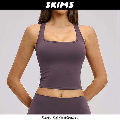 skims背心卡戴珊运动瑜伽服上衣