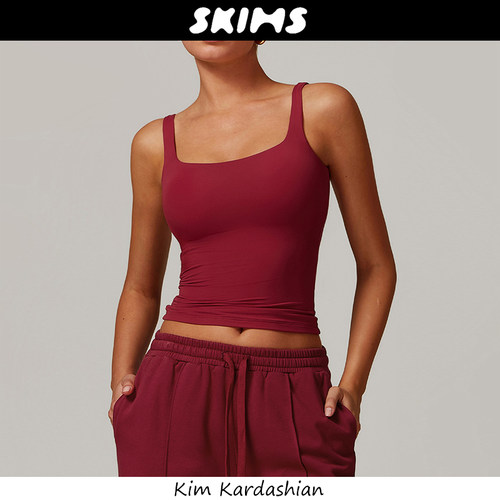 skims背心卡戴珊瑜伽运动内衣女