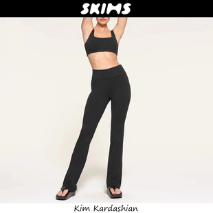 美国Skims裤 微喇瑜伽裤 子卡戴珊运动修身 高腰长裤 休闲裤 官方正品