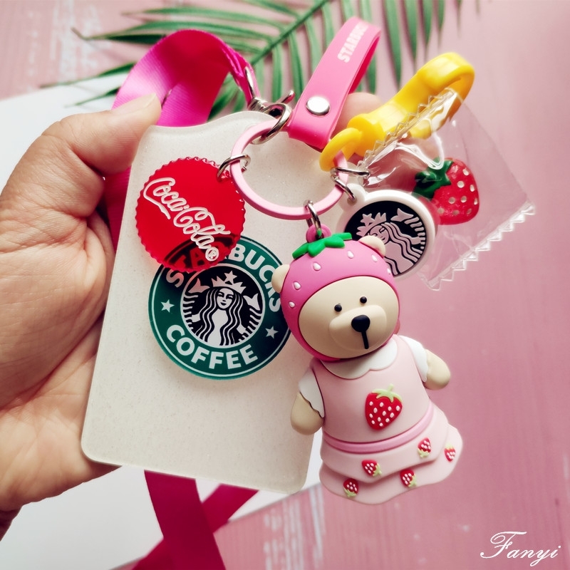 卡套卡學生飯卡創意星巴克地鐵小熊校園包挂件公仔可愛公交個性在類目 箱包皮具/熱銷女包/男包, 卡套中 - 來自Buy2taobao.com提供專業的淘寶代購服務