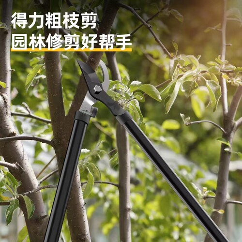 得力工具 省力型修枝剪园林物业大加长杆果树枝园艺强力剪 DL2779