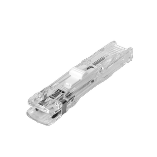 得力大号推夹器文件小夹子文具固定试卷神器订书18mm装订金属钉票据书本纸办公用品书助推机大燕尾透明