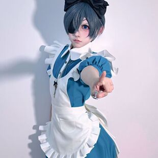 黑执事夏尔cos服爱丽丝梦游仙境女仆套装夏尔cosplay动漫服装女