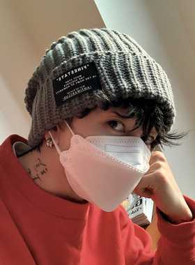 FINE STATE双层加厚保暖大头围帽子男冬季针织帽毛线帽防寒冷帽男