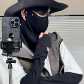 FINE STATE防晒面罩男款 全脸护颈围脖冰丝面纱夏户外骑行防晒面罩