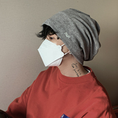 FINE 保暖护耳包头冷帽男 大头围堆堆帽男士 STATE帽子男款 冬季