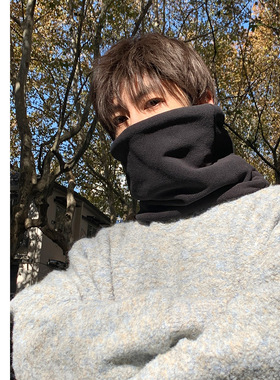 FINE STATE围脖男款冬季加绒加厚防风防寒骑行脖套护颈保暖男士