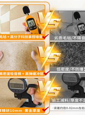 现货超强隔音门贴隔音板门用隔音棉卧室房间入户门专W业吸音棉消