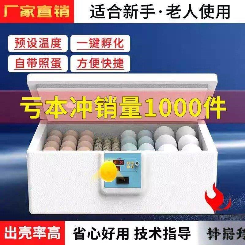 速发水床孵化器小型家用迷你孵化机全自动智能小鸟蛋芦丁鸡孵蛋箱