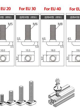 速发50/lot M5x12 M5x16 M5x20 T Bt Screws  EU Stadd 20