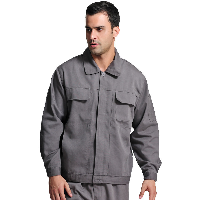 圣地美依903秋冬长袖工作服套装男 工程服电焊服工人厂服工服定制