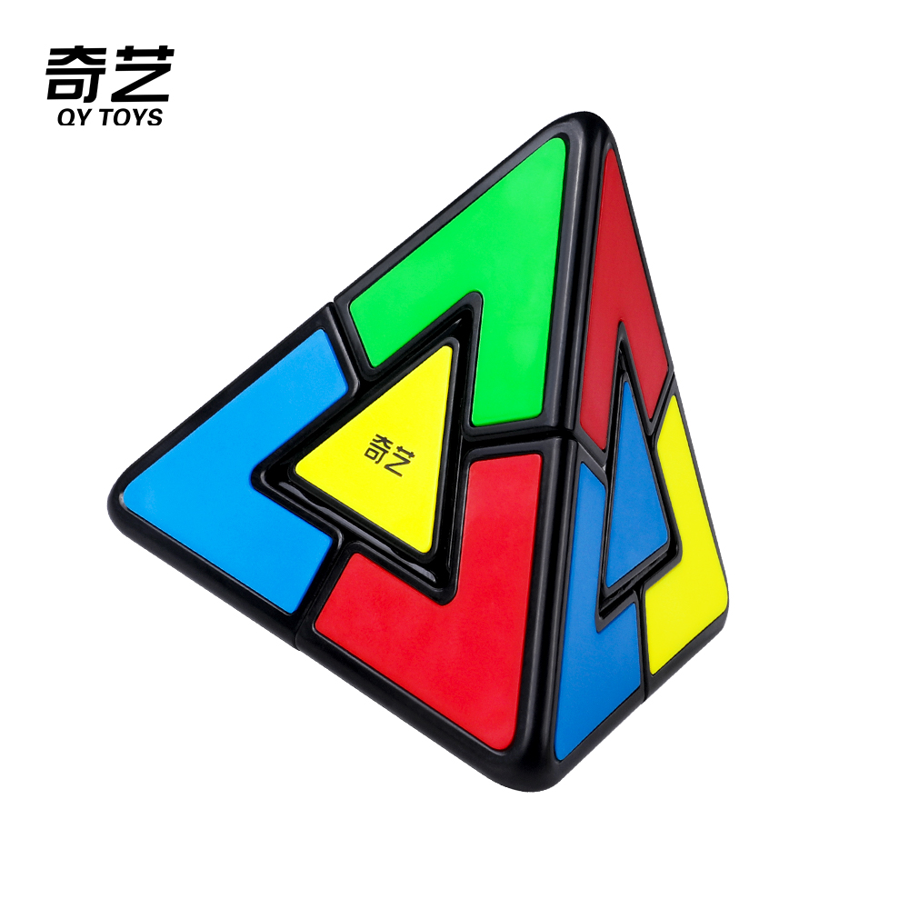 二重奏魔方奇艺塔中塔魔方异形入门三角形金字塔魔方培训益智玩具