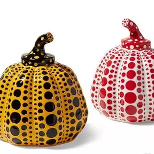 速发瓜间弥生南草摆集雕塑波点艺术密件圆点潮流潮玩