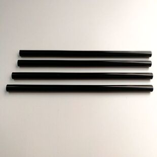 速发有机玻璃棒 彩色力克力棒导光棒z 亚色亚克黑棒-50mm实心圆棒