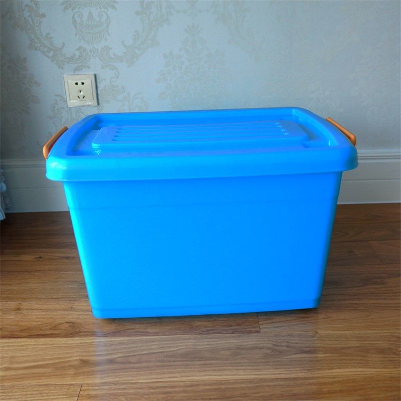 速发大号加厚塑具收纳整理箱带盖 消箱餐料周转毒衣服杂物储