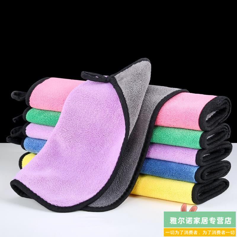 速发厨房抹布擦灶台家用膜布摸不沾油吸油的麻布去油洗碗袜布妈扶