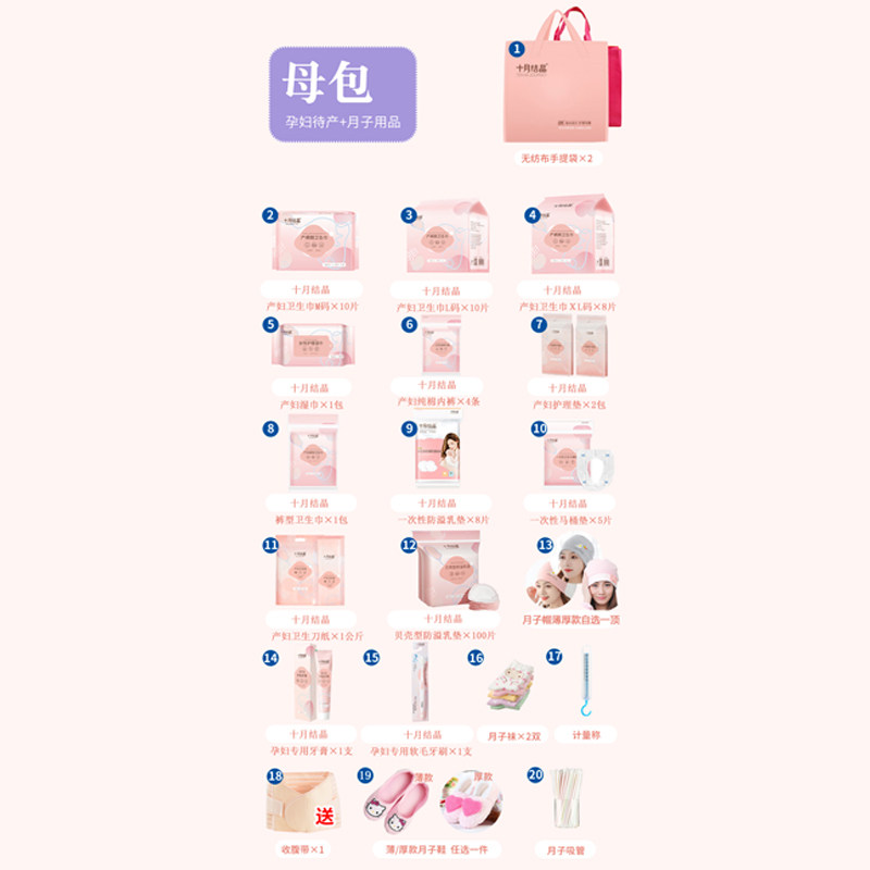 速发十月待产包夏季入院全套孕妇母子组合春4567月坐月子用品季