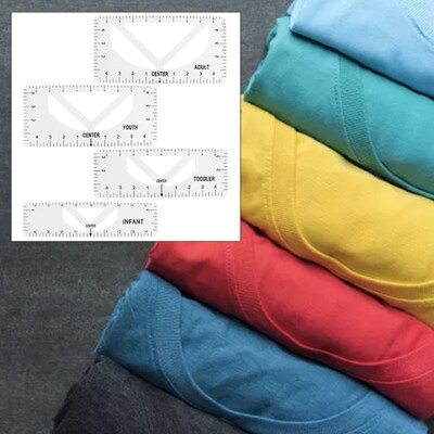 速发4  V-Shd Guide Ruler sy Operatio T-Shirt Fdig