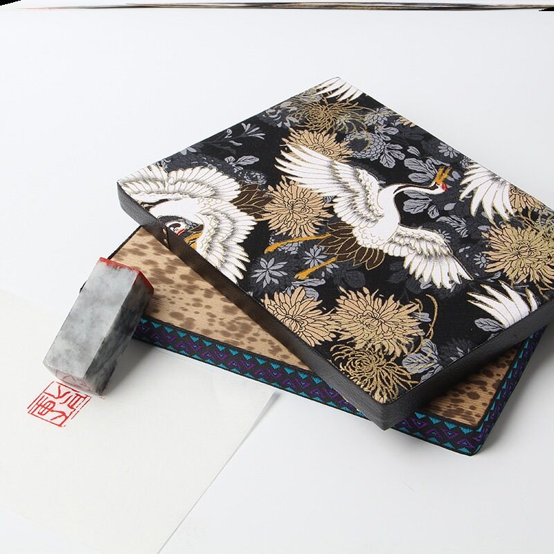 速发笋皮钤印台篆刻盖印专用工具拓印板盖章工作垫子竹皮金石文房