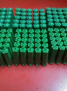 速发国m新料绿色膨胀胶粒m孔胶塞6m标 8m钻强度塑料管套螺丝紧固