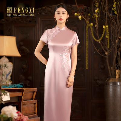 凤禧婚宴订婚礼服结婚改良旗袍