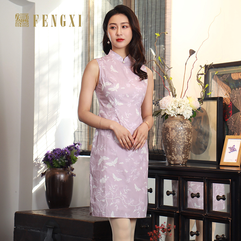 短款纯棉旗袍，品质保证