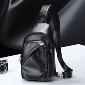 L＆M斜挎包男包大容量潮牌斜肩包胸包男士 包包运动挎包背包斜背包