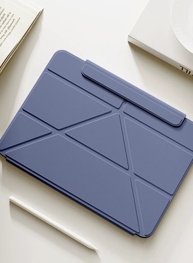 ipadmini7保护壳磁吸双面夹3Y折iPadair7带搭扣适用苹果平板iPad11第10代保护套ipadpro11英寸防弯air6壳9