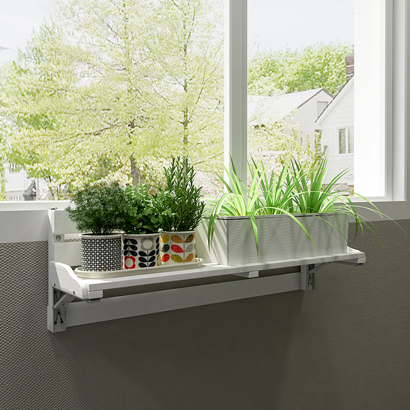 窗台花架悬挂多肉架子阳台栏杆花架窗户置物架室内窗沿挂式花盆架