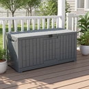 户外花园大容量园艺储物箱庭院整理玩具收纳箱防水防晒带锁工具柜